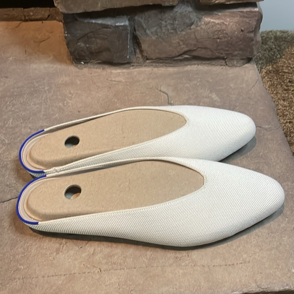 Rothy’s Vanilla Beam Almond Toe Demi’s Women’s Size 9.5 - Picture 2 of 7